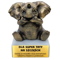 DUŻY SŁONIK NA SZCZĘŚCIE DLA SUPER TATY