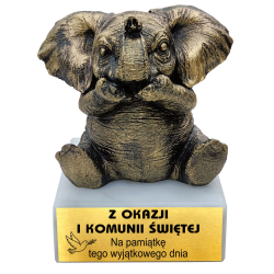 DUŻY SŁONIK NA SZCZĘŚCIE NA 1 KOMUNIĘ ŚWIĘTĄ