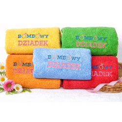 RĘCZNIK BOMBOWY DZIADEK 140x70