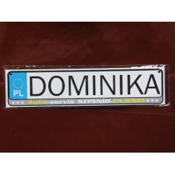 DOMINIKA - TABLICZKA