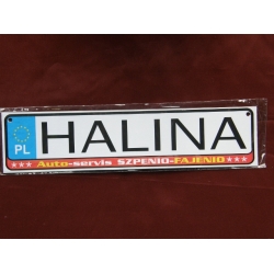 HALINA - TABLICZKA
