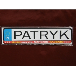 PATRYK - TABLICZKA