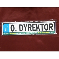 O. DYREKTOR - TABLICZKA